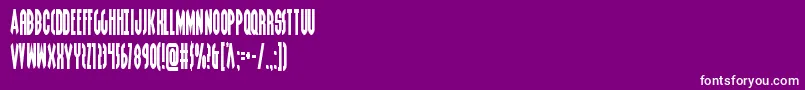 fuente Grendelsmothercond – Fuentes Blancas Sobre Fondo Morado