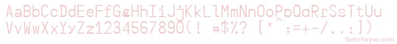 Yesyesno-Schriftart – Rosa Schriften