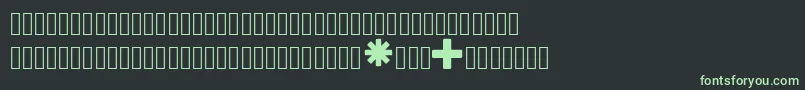 Шрифт GlyphiconsHalflingsRegular – зелёные шрифты на чёрном фоне