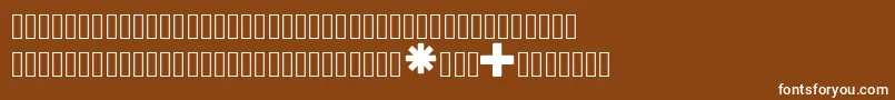 Шрифт GlyphiconsHalflingsRegular – белые шрифты на коричневом фоне