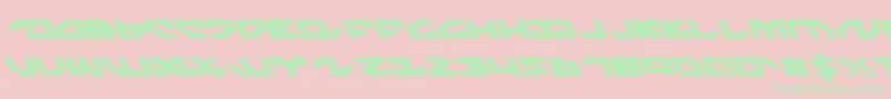Saiba mais sobre a fonte Nightrunnerl Fonte Nightrunnerl – fontes verdes em um fundo rosa