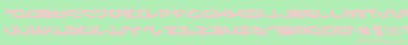 Шрифт Nightrunnerl – розовые шрифты на зелёном фоне