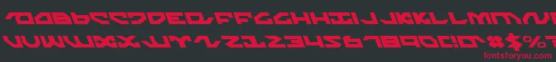 Nightrunnerl Font – Red Fonts on Black Background