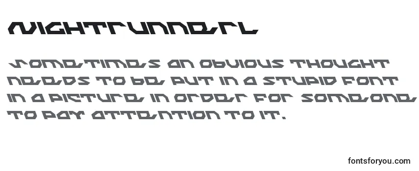Обзор шрифта Nightrunnerl