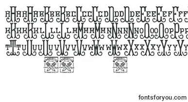 Bravegrams font – Fonts For Initials