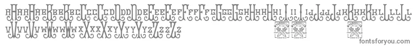 Bravegrams Font – Gray Fonts on White Background