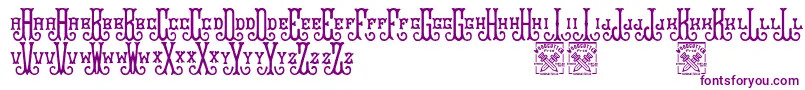 Bravegrams-fontti – violetit fontit