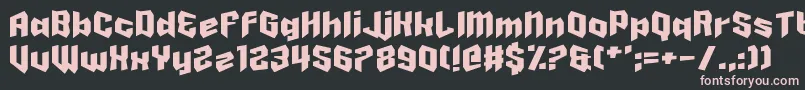 HaveABanana Font – Pink Fonts on Black Background