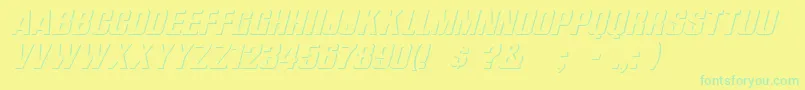 More about ReliefGroteskItalic Font ReliefGroteskItalic Font – Green Fonts on Yellow Background