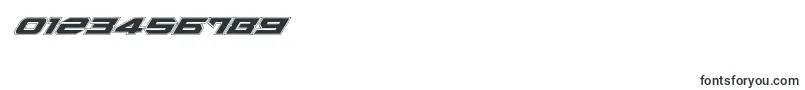 Tarrgetacadital-Schriftart – Schriften für Zahlen und Nummern