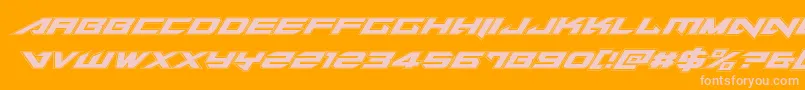 Шрифт Tarrgetacadital – розовые шрифты на оранжевом фоне
