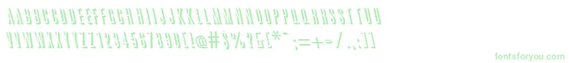 GreatshadowbackslantRegular Font – Green Fonts