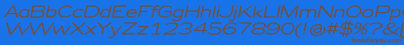 Lisätietoja Zeppelin41Italic-fontista Zeppelin41Italic-fontti – ruskeat fontit sinisellä taustalla