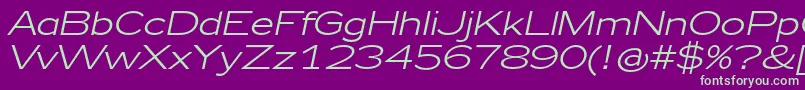 Подробнее о шрифте Zeppelin41Italic Шрифт Zeppelin41Italic – зелёные шрифты на фиолетовом фоне