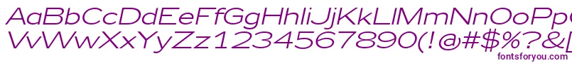 Police Zeppelin41Italic – polices violettes