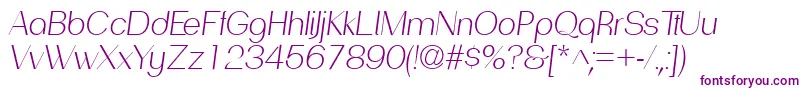 PassionsanspdadLightitalic Font – Purple Fonts