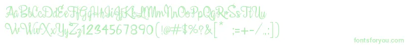 BelleScript Font – Green Fonts