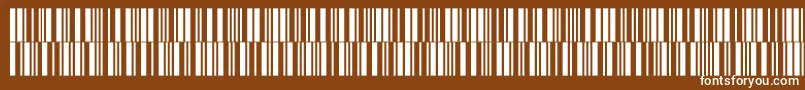 Шрифт Intp24dltt – белые шрифты на коричневом фоне