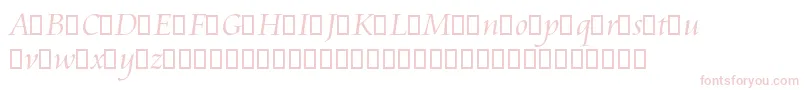 AramisTrialRegular Font – Pink Fonts on White Background