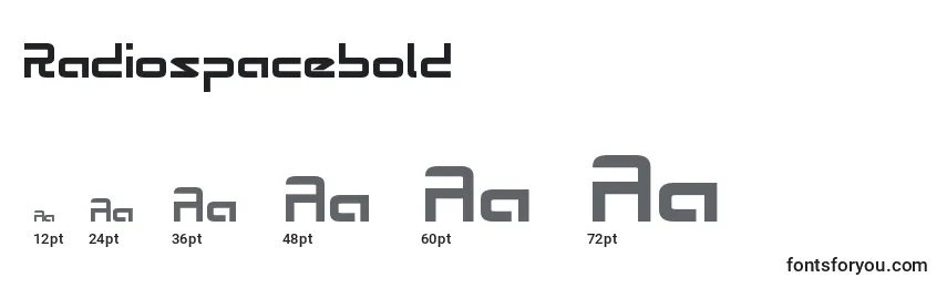 Radiospacebold Font Sizes