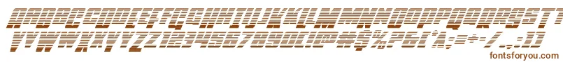 Powerlordgradital Font – Brown Fonts on White Background