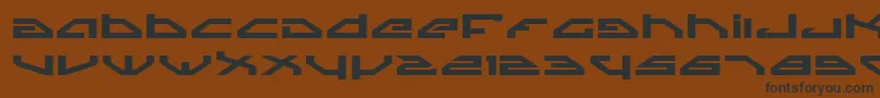 SpylordBoldExpanded Font – Black Fonts on Brown Background