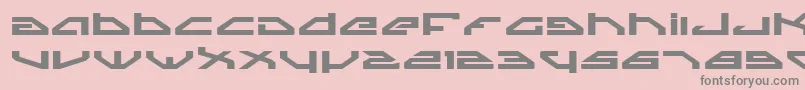 SpylordBoldExpanded Font – Gray Fonts on Pink Background