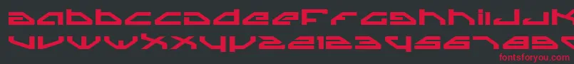SpylordBoldExpanded-Schriftart – Rote Schriften auf schwarzem Hintergrund