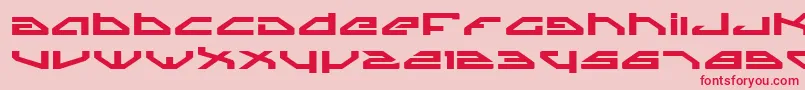 SpylordBoldExpanded Font – Red Fonts on Pink Background