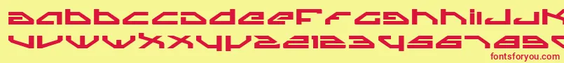 SpylordBoldExpanded Font – Red Fonts on Yellow Background