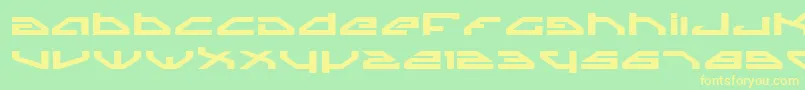 SpylordBoldExpanded Font – Yellow Fonts on Green Background