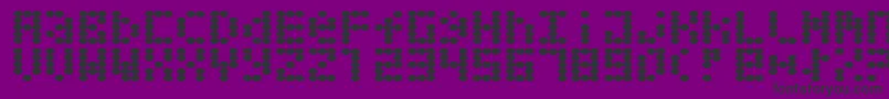 Шрифт Greaseballs – чёрные шрифты на фиолетовом фоне