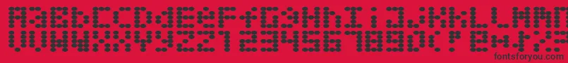 Greaseballs Font – Black Fonts on Red Background