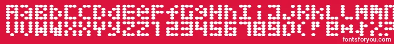 Greaseballs Font – White Fonts on Red Background