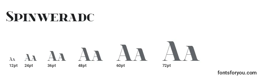Spinweradc Font Sizes