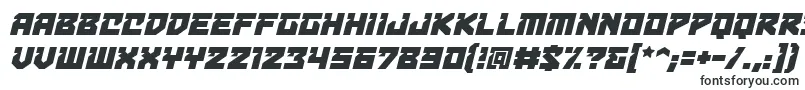 Шрифт BulletproofdecobbItal – графические шрифты