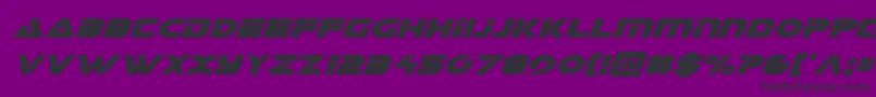 Galantcondital Font – Black Fonts on Purple Background