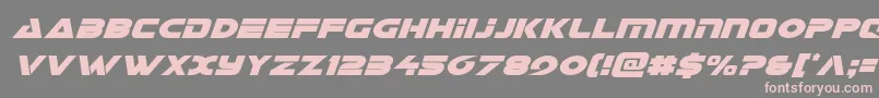 Galantcondital Font – Pink Fonts on Gray Background