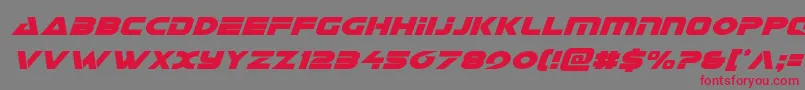 Galantcondital Font – Red Fonts on Gray Background