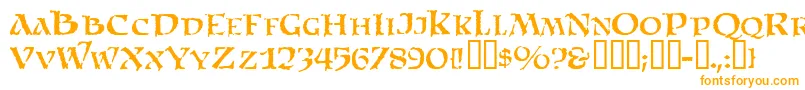SatansMinions-Schriftart – Orangefarbene Schriften