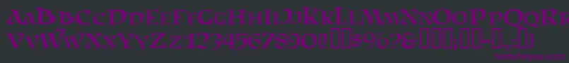 SatansMinions Font – Purple Fonts on Black Background
