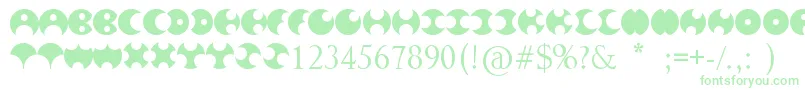HappyRoxy Font – Green Fonts on White Background