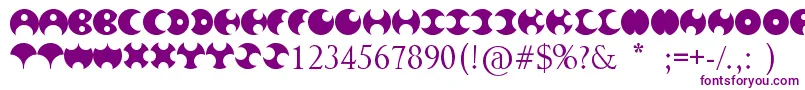 HappyRoxy-fontti – violetit fontit