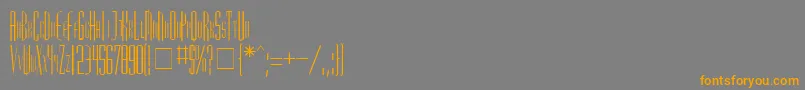 Madrid Font – Orange Fonts on Gray Background