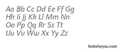 Überblick über die Schriftart LinotypefinneganosfItalic