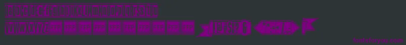 TheBlackBoxFfp Font – Purple Fonts on Black Background