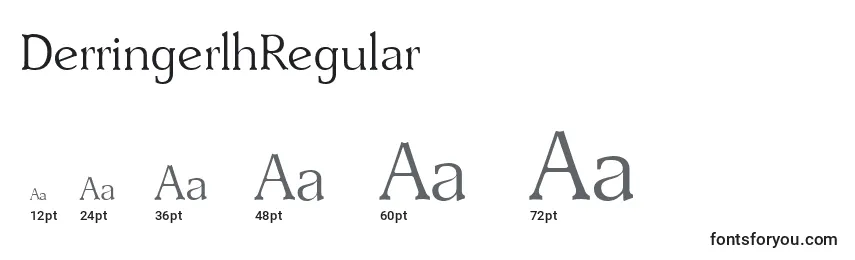 DerringerlhRegular Font Sizes