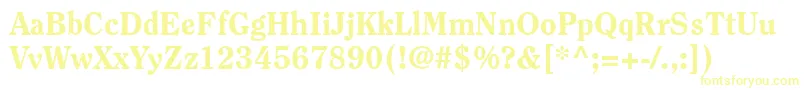 ItcClearfaceLtHeavy Font – Yellow Fonts