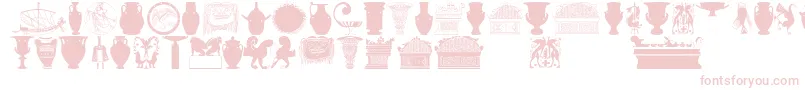 Lisätietoja Greekart-fontista Greekart-fontti – vaaleanpunaiset fontit