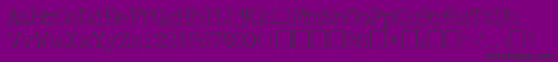 FifthcopysskRegular Font – Black Fonts on Purple Background